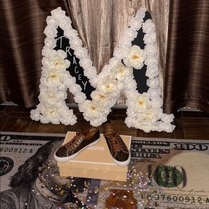 Michael Kors brown sneakers